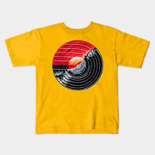 Vinyl LP Music Record Turntable Kids T-Shirt